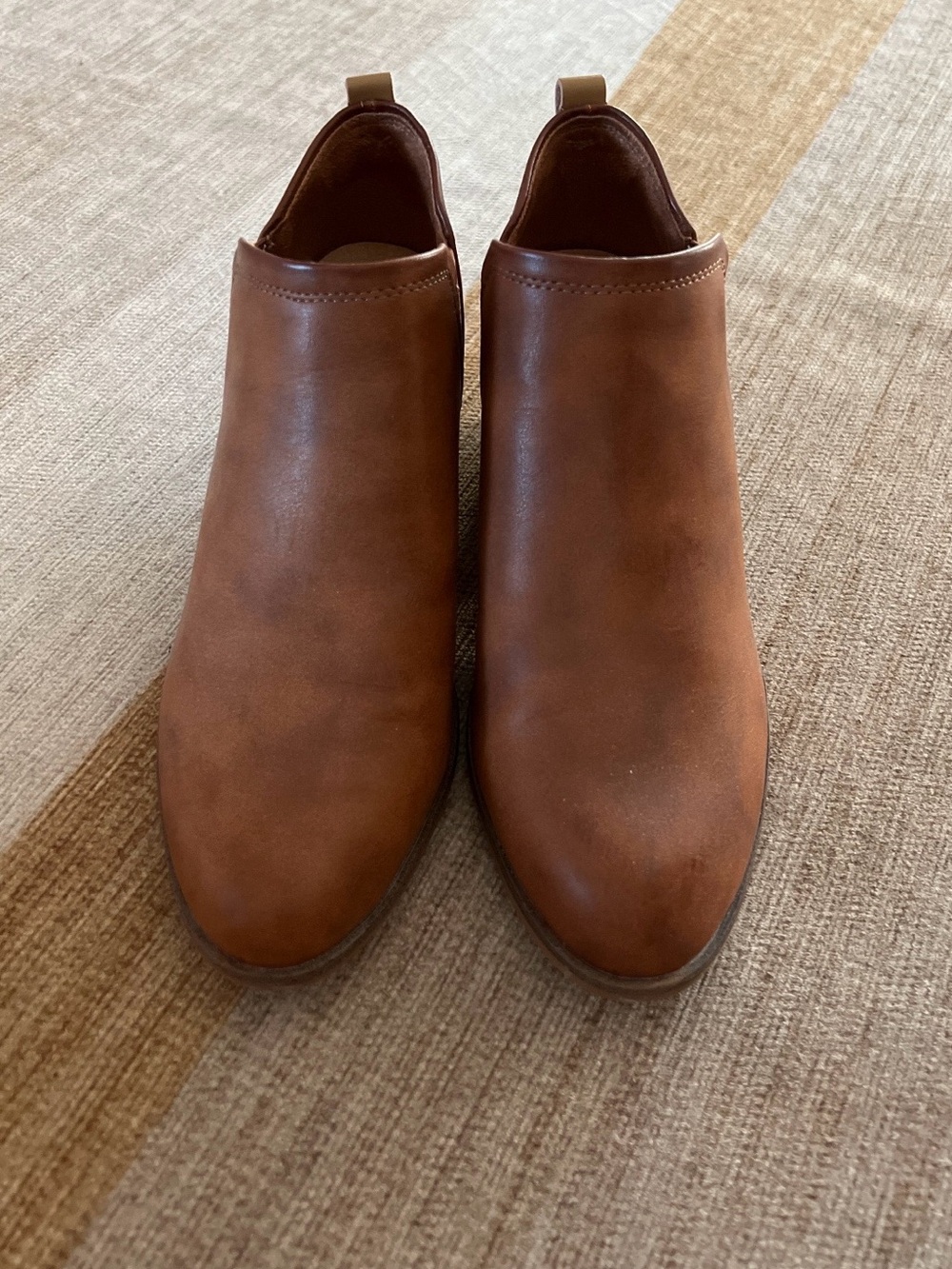Dr. Scholl's Women's Laurel Brown Slip-On Ankle Booties